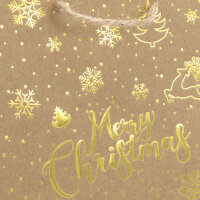 Geschenktasche - Merry Christmas 16 x 11,5 x 6 cm