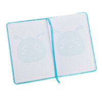 Notizbuch mit süßem Fluffy-Raupe-Design, liniert, 80 Blatt, DIN A5 Format