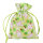 Stoffsäckchen Ostern grün/Hase 10x13cm