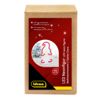 LED Neonfigur Weihnachtsmann rot 21x8x34,5cm mit Netzteil