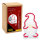 LED Neonfigur Weihnachtsmann rot 21x8x34,5cm mit Netzteil
