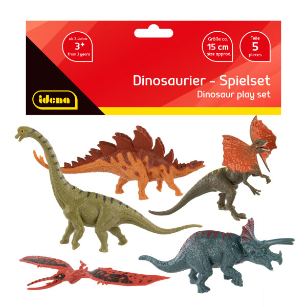 Figuren Set - Dinosaurier 15 cm, 5 Stück