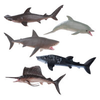 Figuren Set - Meerestiere, 15 cm, 5 Stück