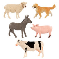 Figuren Set - Farmtiere, 10 cm, 5 Stück