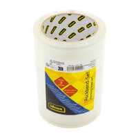 Packband geräuscharm - transparent, 5 cm x 66 m, 3 Stück