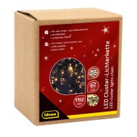 LED Cluster Lichterkette warmweiß 23m 1152er...