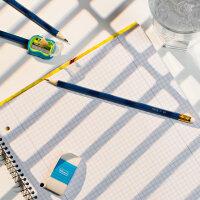 Bleistift Set - mit Anspitzer und Radierer