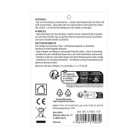 Weihnachtskranz 15 LED - 6h Timer, Ø50cm, batteriebetrieben, warmweiß für Innen