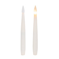LED Weihnachtskränze - Kerzenringe, Ø15 cm, 2 Stück, batteriebetrieben, für Innen