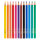 Bundle bunter Jumbo-Buntstifte aus holzfreiem Material in 12 Farben - 3 Stück.