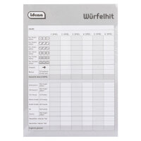 Würfelhit Spielblöcke - 2er, große Schrift, FSC® Mix