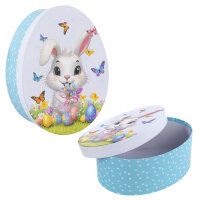 Geschenkbox Ostern - oval, 16,5 x 22 x 8,5 cm