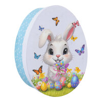 Geschenkbox Ostern - oval, 16,5 x 22 x 8,5 cm