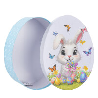 Geschenkbox Ostern - oval, 16,5 x 22 x 8,5 cm