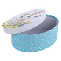 Geschenkbox Ostern - oval, 16,5 x 22 x 8,5 cm