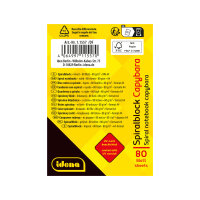 Spiralblock Capybara - liniert, 80 Blatt, 80g/m², DIN A4