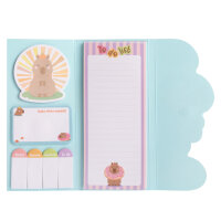 Notizzettel-Set - Capybara, 7-teilig