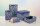 Ablagekorb - Schultüte blau,  33 x 22,9 x 12,7 cm, ohne Deckel