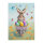 Geschenktasche - Ostern, Hase braun mit Eiern, 25 x 34,5 x 8,5 cm, 210g/m²