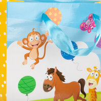 Geschenktasche - Tiere, 18 x 23 x 8 cm, 210g/m²