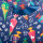 Geschenktasche - Schultüte blau, 18 x 23 x 8 cm, 210g/m²