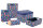 Geschenktasche - Schultüte blau, 18 x 23 x 8 cm, 210g/m²