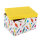 Geschenkbox - Stifte & Schultüte, gelb, 31 x 24 x 18 cm