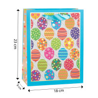 Geschenktasche - Geburtstag, Ballon, 18 x 23 x 8 cm, 210g/m²