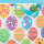 Geschenktasche - Geburtstag, Ballon, 25 x 34,5 x 8,5 cm, 210g/m²