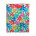Geschenktasche - Blumen, Hologramm, 18 x 23 x 8 cm, 210g/m²