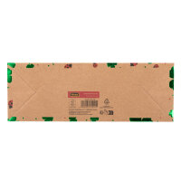 Geschenktasche - Kleeblatt & Marienkäfer, Kraftpapier, 25 x 34,5 x 8,5 cm, 140g/m², Heißprägung