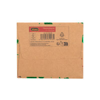 Flaschentasche - Kleeblatt & Marienkäfer, Kraftpapier, 12 x 39 x 10 cm, 140g/m², Heißprägung