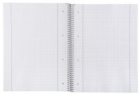 Bundle - Collegeblöcke, Lineatur 28, kariert, mit Doppelrand, 80 Blatt, 70g/m², DIN A4, 5 Stück