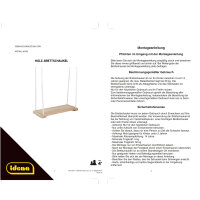 Holzbrettschaukel - 40 x 17 cm,