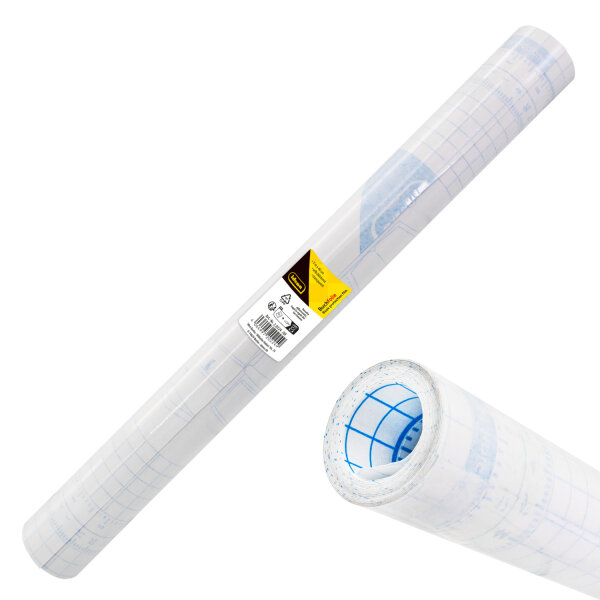 Buchfolie Eco - 50µ, selbstklebend, transparent, 3 m x 40 cm
