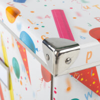 Aufbewahrungsbox Schule - faltbar, 35 x 28 x 27 cm