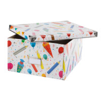 Aufbewahrungsbox Schule - faltbar, 35 x 28 x 27 cm