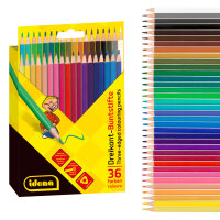 Idena Kreativ-Sparpaket 3-in-1: Buntstifte, Fasermaler...