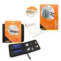 Zeichenset 2-teilig – Skizzenblock &...