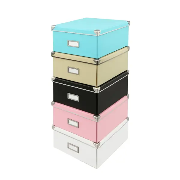 Aufbewahrungsbox mit Deckel - 36 x 28 x 17 cm, FSC® Recycled