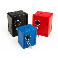 Spartresor - aus Metall, mit Zahlen- &...