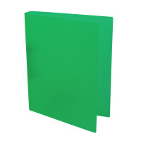 Ringbuch, DIN A4, 3,5 cm Rücken, transluzent, grün