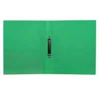 Ringbuch, DIN A4, 3,5 cm Rücken, transluzent, grün