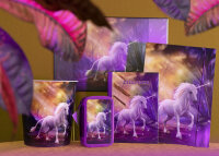 Bunte Zeugnismappe im A4-Format mit 10 Hüllen und süßem Einhorn-Motiv