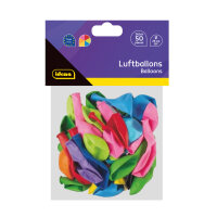 Luftballons - mehrfarbig, Ø 25 cm, 50 Stück