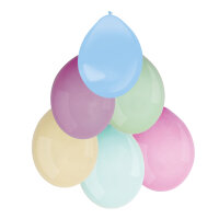 Luftballons - pastell, Ø 25 cm, 20 Stück