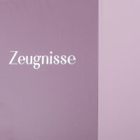 Zeugnismappe Ringbuch mit 10 Klarsichthüllen - 100µ, pastell lila, DIN A4