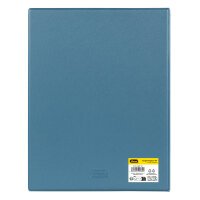 Zeugnismappe Ringbuch mit 10 Klarsichthüllen - 100µ, pastell blau, DIN A4