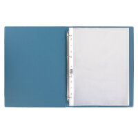 Zeugnismappe Ringbuch mit 10 Klarsichthüllen - 100µ, pastell blau, DIN A4