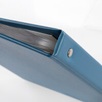 Zeugnismappe Ringbuch mit 10 Klarsichthüllen - 100µ, pastell blau, DIN A4